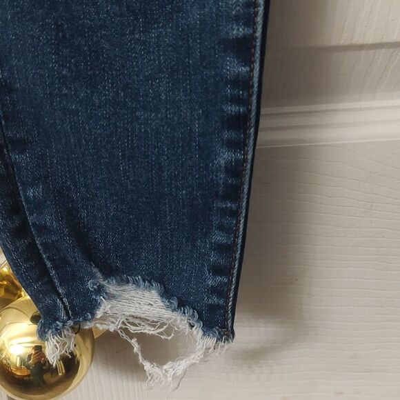 American Eagle Next Level Stretch Super Distressed Hi Rise Jeggings  Sz 4S  NWOT - Picture 7 of 16